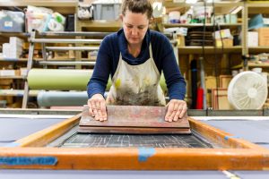 Rebecca Pearcy screen printing | PDX Local